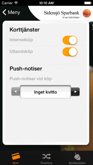 【免費財經App】Betalkortet Sidensjö Sparbank-APP點子
