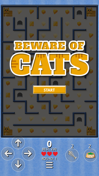 Beware Of Cats Free - Endless Arcade Maze Runner