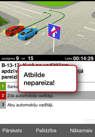 CSN Tests - Tematiskie uzdevumi ceļu satiksmes noteikumos screenshot 3