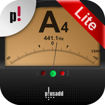 Tuner Lite by plusadd – The Ultimate Free Chromatic Tuner for Guitar, Bass, Ukulele  and Violin LOGO-APP點子