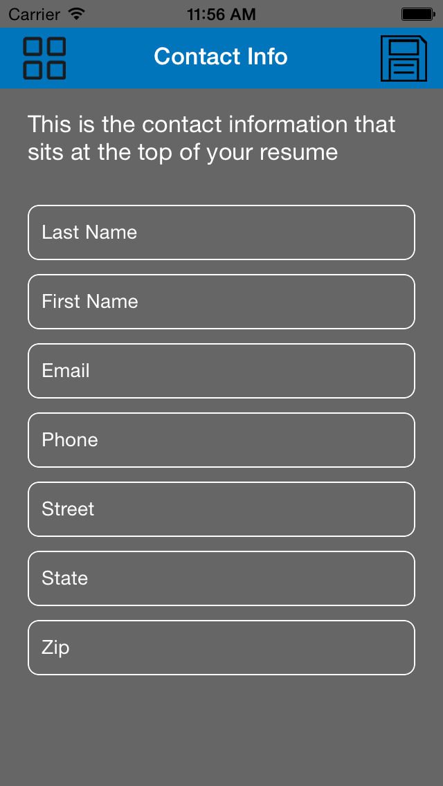 instagramlive | Professional Chronological Job Resume Generator Pro - ios application