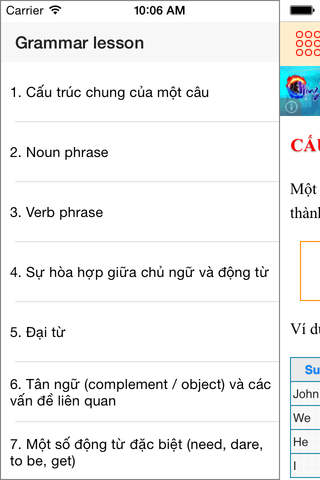 English Grammar (Tieng Anh 123 - Ngu Phap Co Ban) screenshot 3