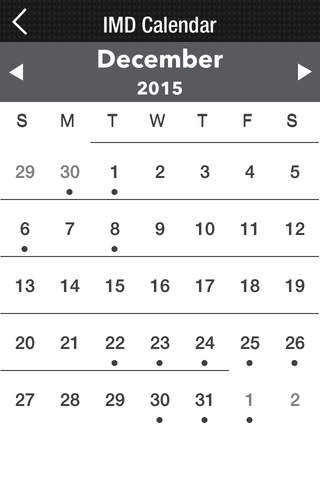 IMD Calendar screenshot 4
