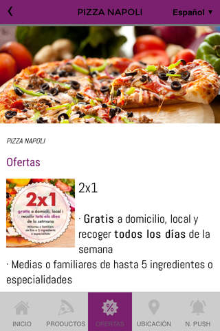 Pizza Napoli Lleida screenshot 2