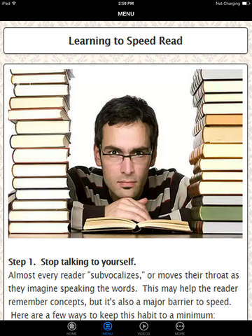 免費下載教育APP|Best Speed Reading Lessons - Improve Your Faster Reading Skills & Techniques Guide For Beginners app開箱文|APP開箱王