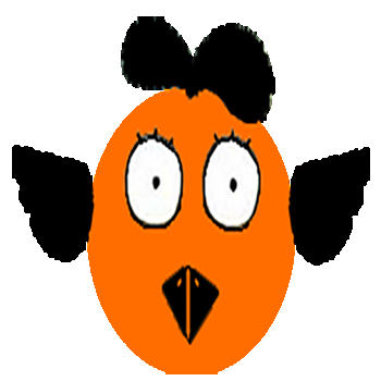 An orange bird LOGO-APP點子