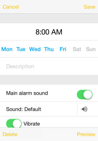 Light Alarm Clock screenshot 2