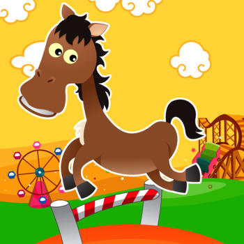 Action Horse PRO - Save it with a finger to jump and jump in the farm. LOGO-APP點子