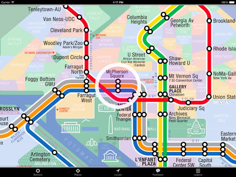 【免費交通運輸App】KickMap Washington DC Metro-APP點子