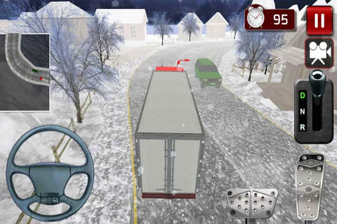 Winter Road Truck screenshot 2