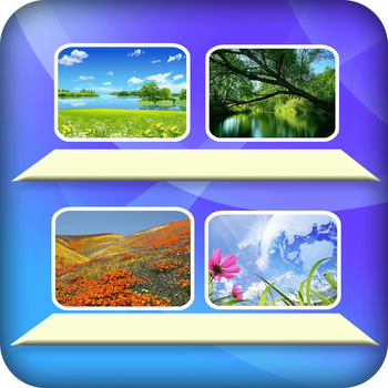 Amazing Nature Wallpapers & Backgrounds HD for iPhone and iPod: With Awesome Shelves & Frames LOGO-APP點子