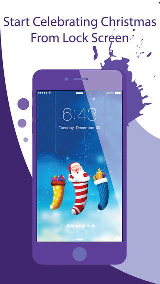 Christmas Wallpapers Backgrounds - Cool home lock 