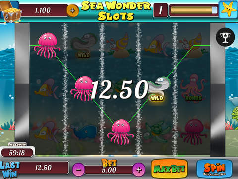 【免費遊戲App】Sea Wonder Slots Vegas Casino - Win Experience  Wild Cherries, and Best Bonus Jackpots-APP點子