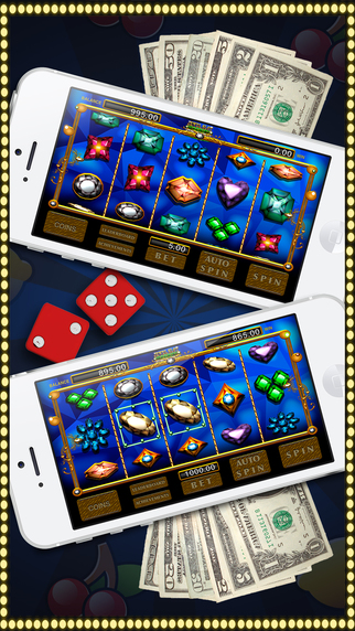 Ace Jewel Slot Machine - Classic Casino Gold Arcade Royale: 777 Hollywood Board Jackpot Lottery Game
