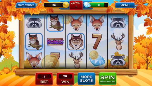 AAA Autumn Slots - Free Slot Game with Progressive Jackpots and Bonuses