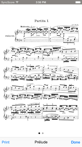 【免費音樂App】Bach Partitas - SyncScore-APP點子