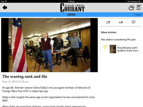 【免費新聞App】Clear Creek Courant-APP點子