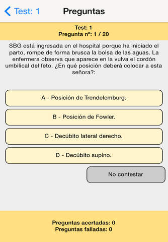 Examen EIR Enfermería Test screenshot 2