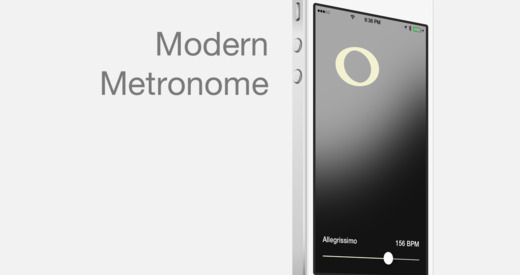 Modern Metronome - An Elegant and Accessible Musical Time Keeper