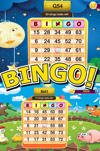 Aaaah Bingo! Fun & Cute Family Jackpot Casino Game screenshot 2