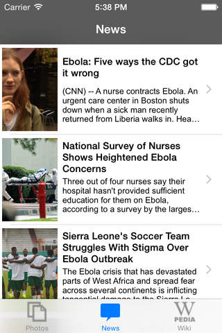 News for Ebola Unofficial screenshot 2