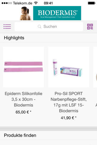 Biodermis-Shop screenshot 2