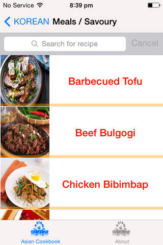 The Asian Cookbook screenshot 4