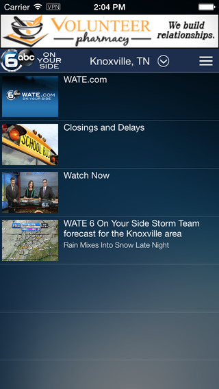 【免費天氣App】Knoxville Wx - weather from WATE 6 On Your Side-APP點子