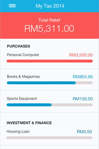 My Tax Lite - Malaysia Tax screenshot 3