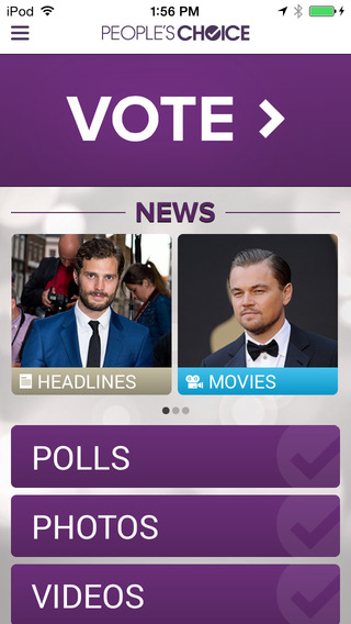 【免費娛樂App】People's Choice Awards-APP點子