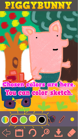 免費下載教育APP|Animal Coloring Painting Drawing Sketch Book for kids by PIGGYBUNNY app開箱文|APP開箱王