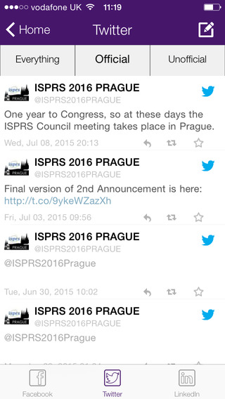免費下載商業APP|ISPRS 2016 Prague Attendee App app開箱文|APP開箱王