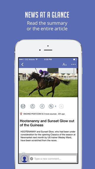 【免費運動App】Horse Racing News & Videos for Kentucky Derby, Breeders Cup, Melbourne Cup and More - Sportfusion-APP點子