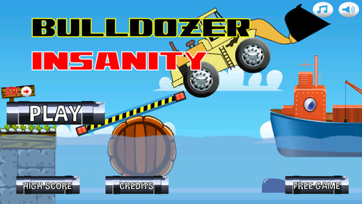 Bulldozer PRO-Construction Vehicle Jump Obstacle Game