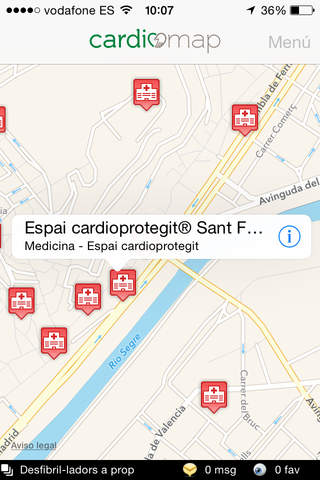 CardioMap screenshot 2