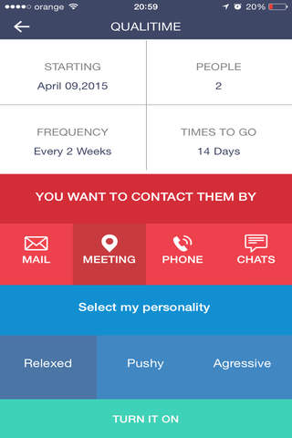 Qualitimes, Best quality relationships assistant for your important contacts: family, friends or business partners. screenshot 4