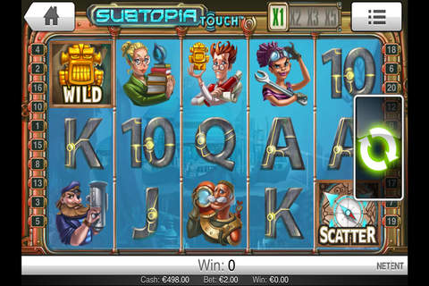 Subtopia - Endvertex the mystery of Atlantis with the Slot Machine of Netent screenshot 2