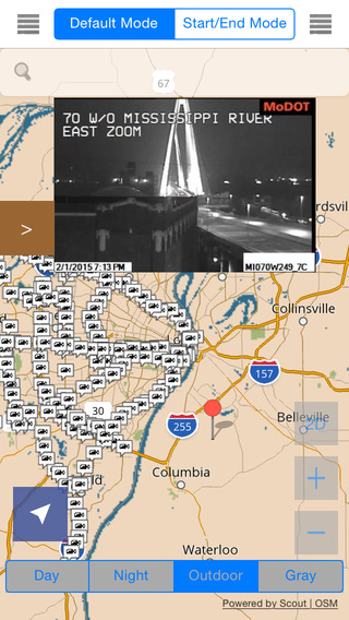 Missouri Offline Map with Real Time Traffic Cameras Pro