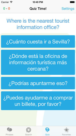 【免費旅遊App】Spanish Phrasebook - Travel in Spain with ease-APP點子