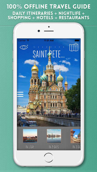 St Petersburg Travel Guide with Offline City Street and Metro Maps