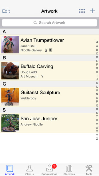 【免費生活App】Artwork Tracker - a submission tracking tool for artists and collectors-APP點子