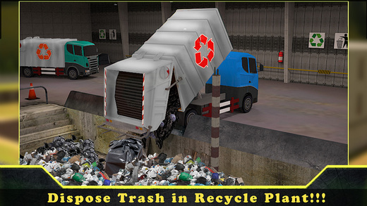 【免費遊戲App】Real Trash Dump Truck Driving 3D-APP點子