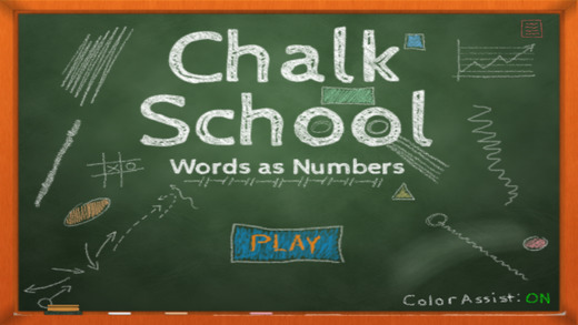 Chalk School: Words as Numbers