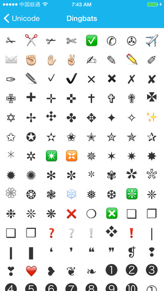 【免費書籍App】Unicode Character Map-APP點子