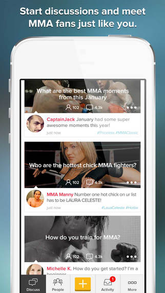 MMA Chat for Mixed Martial Arts Fighting Fans