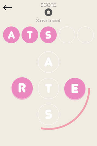 Five letters word game screenshot 2
