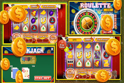 ``` Ace Treasure Slots-Roulette-Blackjack! Game For Free screenshot 2