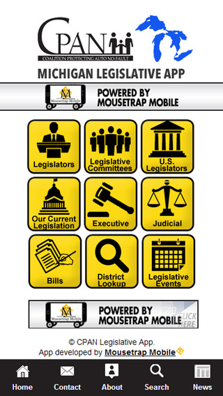 CPAN Michigan Legislative App
