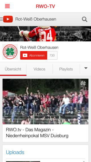 【免費運動App】SC Rot-Weiß Oberhausen-APP點子