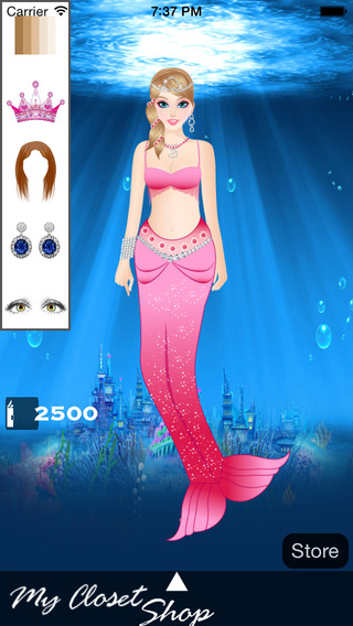 【免費生活App】Dress Up Mermaid Princess-APP點子